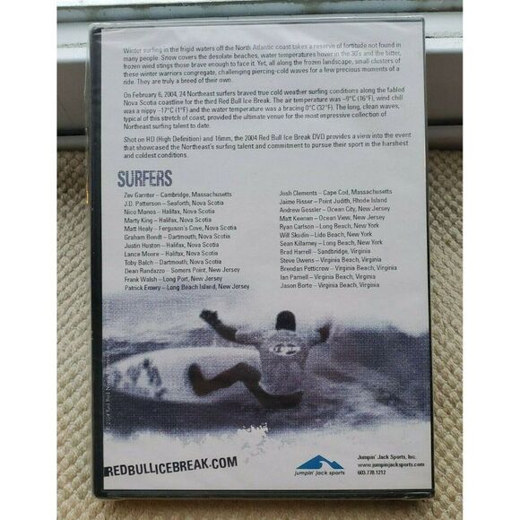 NEW Red Bull Ice Break Winter Nova Scotia DVD VIDEO DOCUMENTARY sub zero surf - Picture 2 of 4